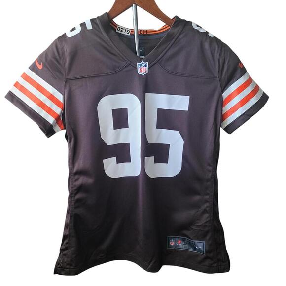 Cleveland Browns Miles Garrett #95 Women's Jersey - Size Large - Picture 2 of 5
